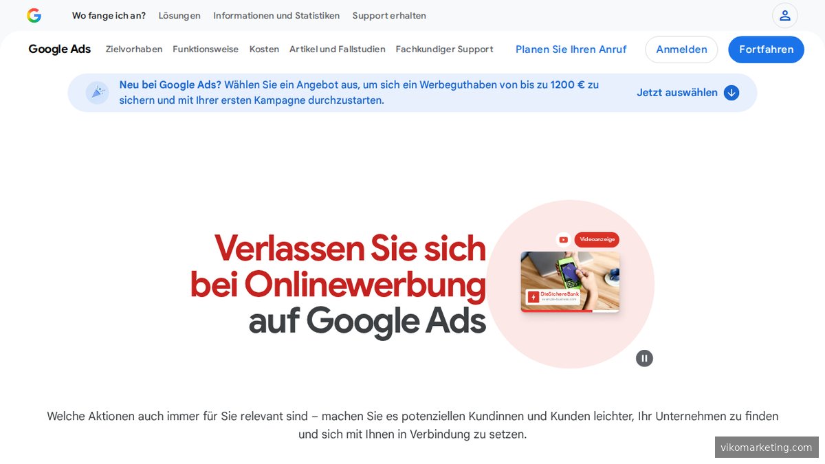 Google Ads – Plattform für bezahlte Such- und Display-Kampagnen