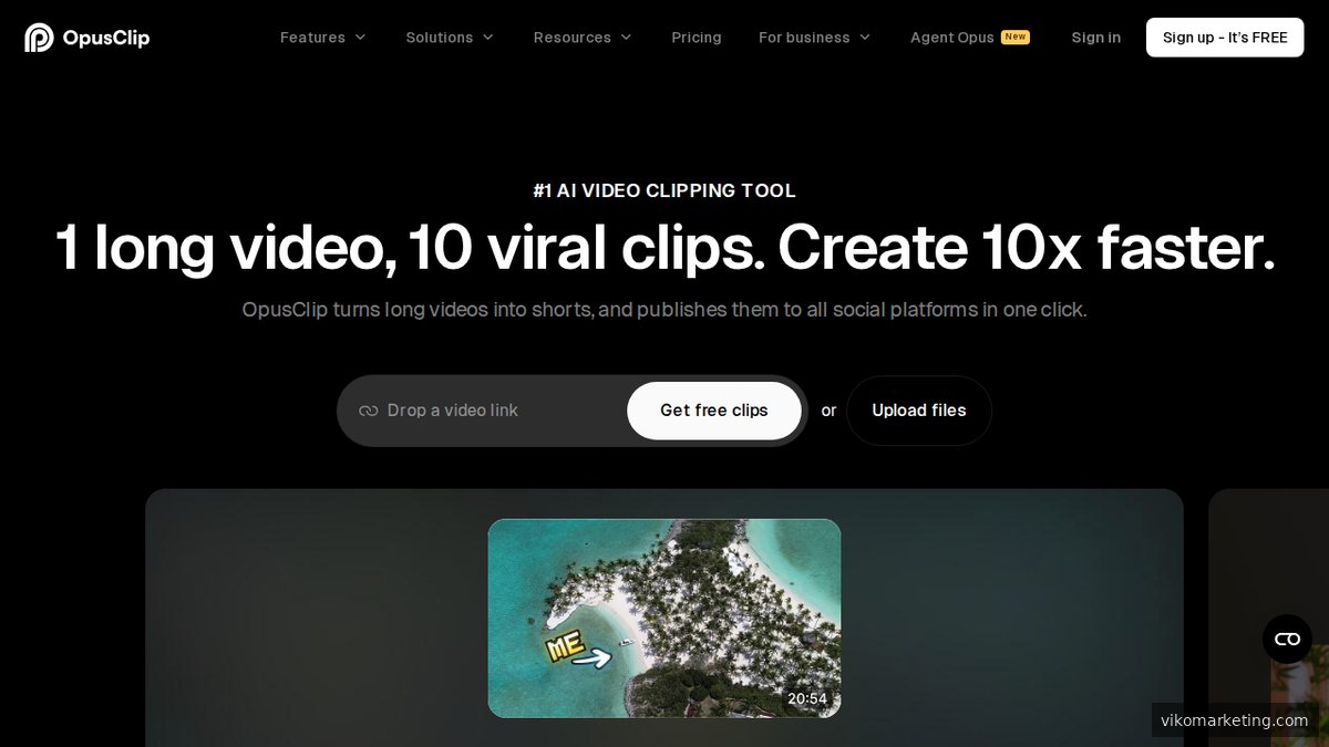 Screenshot of www.opus.pro homepage page
