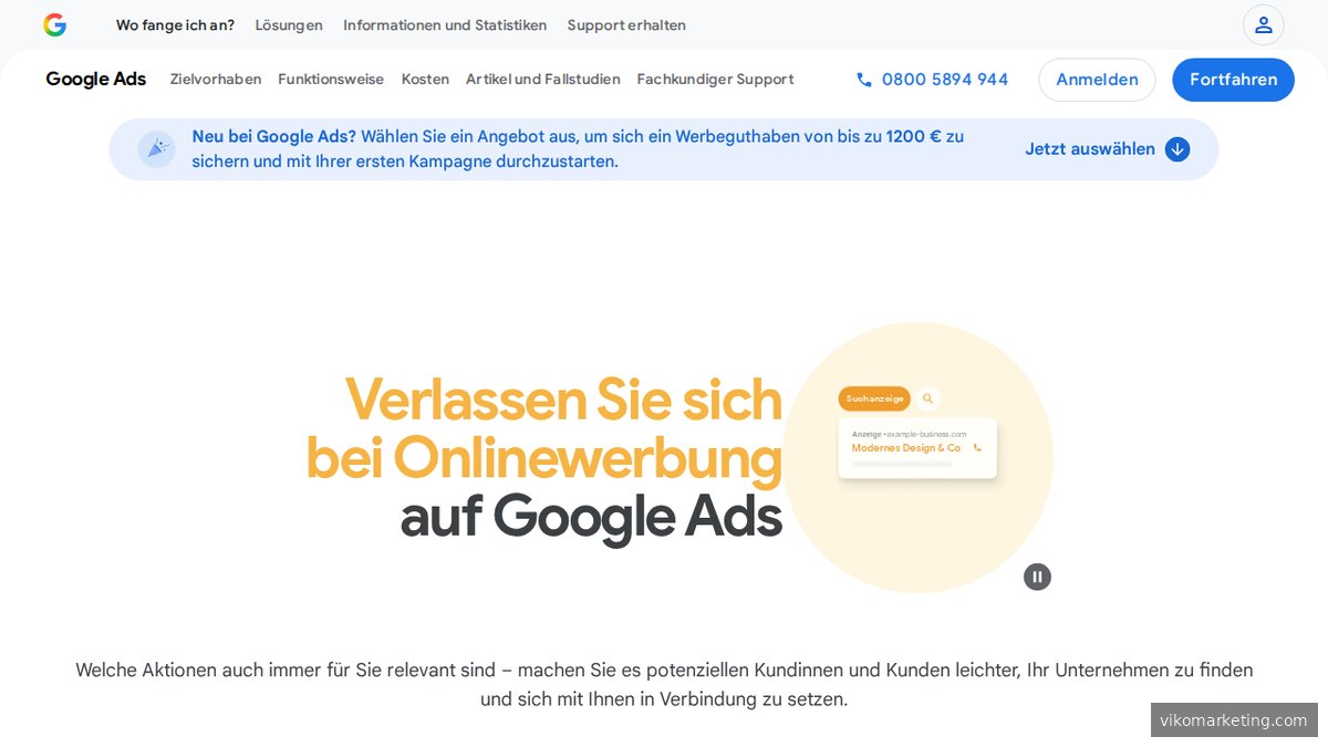 Funktionsübersicht des Google Keyword Planners