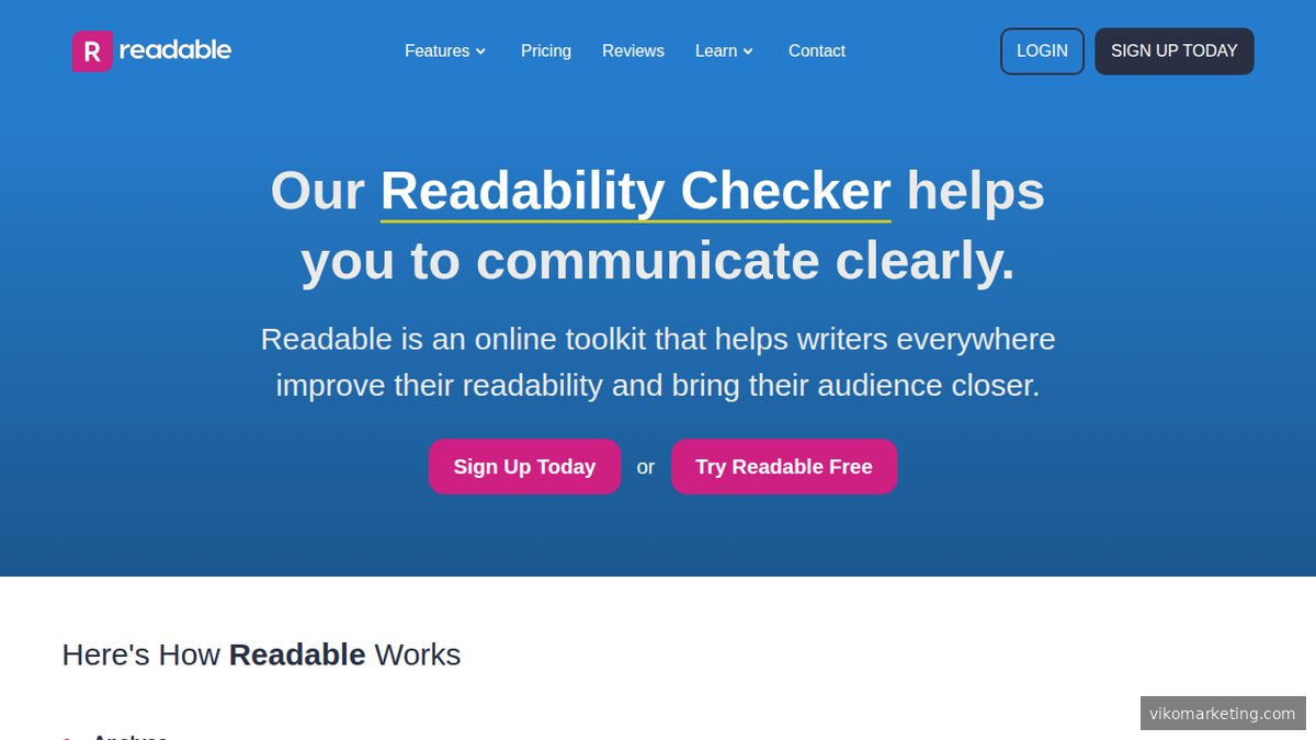 Readable – Startseite der Plattform für AI-Citation-Tracking und Lesbarkeitsanalyse