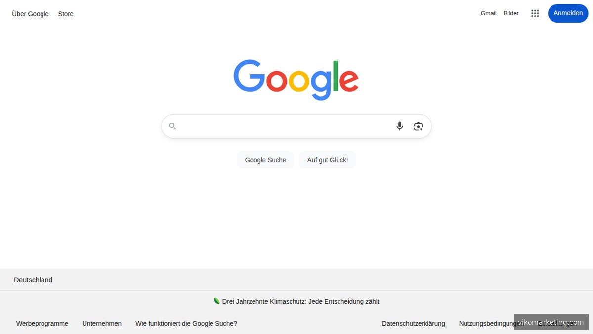 Screenshot of www.google.com homepage page